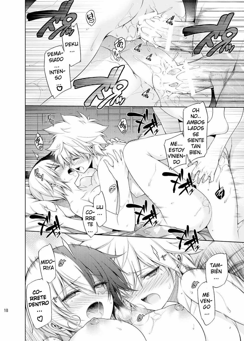 [OMEGA 2-D (Hibino Tomoki, Shima Seiryuu)] Boku no Iinazuke to Osananajimi ga Shuraba Sugiru Ver. 4 (Boku no Hero Academia) [Spanish] [Digital] - Page 17