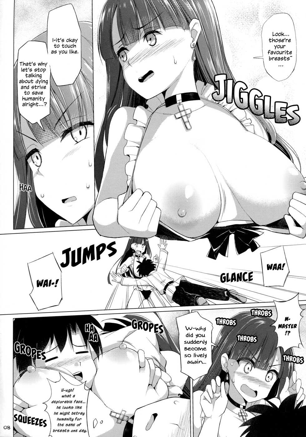 (COMIC1☆11) [TOYBOX, Kujira Logic (Kurikara, Kujiran)] Nyuuri Keizoku Kyousha Kikan Roku | The Principle of Continuous Mammary intercourse 6 (Fate/Grand Order) [English] [EHCOVE] - Page 7