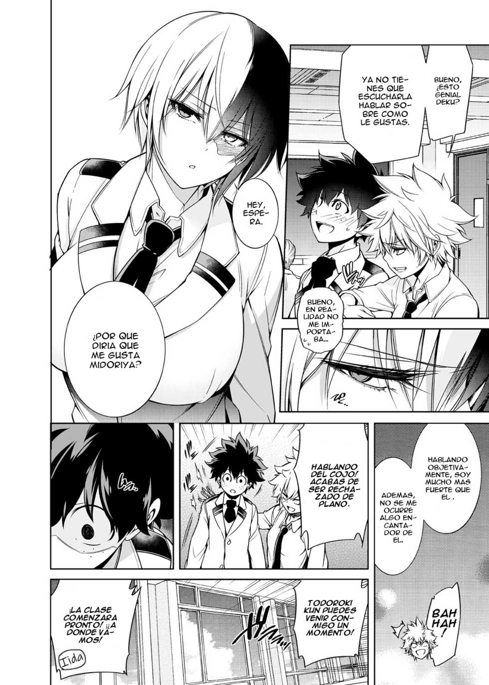 [OMEGA 2-D (Hibino Tomoki, Shima Seiryuu)] Boku no Iinazuke to Osananajimi ga Shuraba Sugiru Ver.5+5.5+COSPLAY (Boku no Hero Academia) [Spanish] [m2mwk2] [Digital] - Page 3