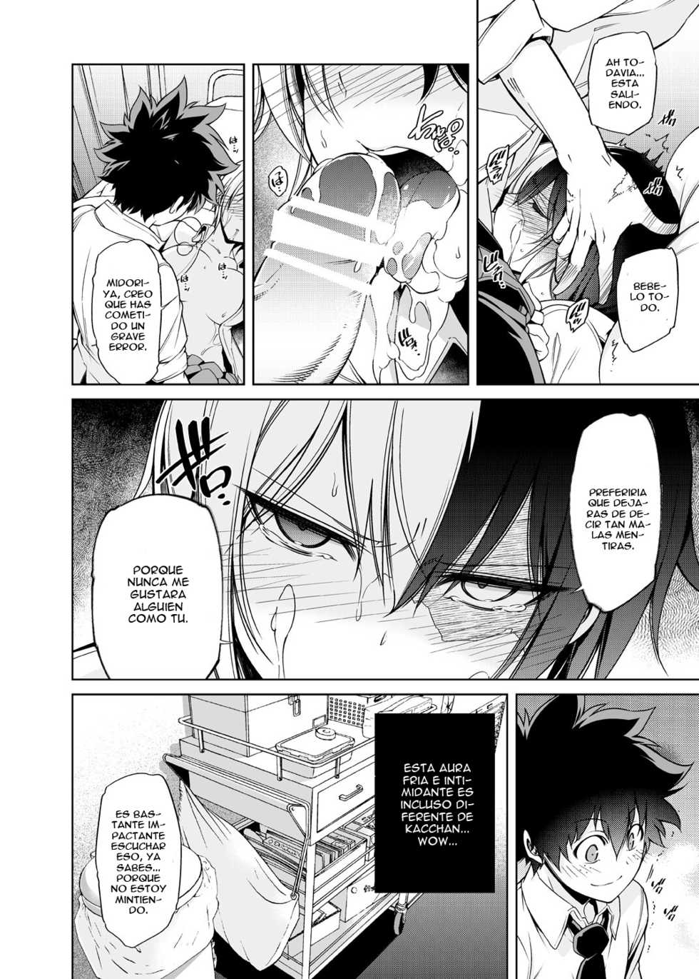 [OMEGA 2-D (Hibino Tomoki, Shima Seiryuu)] Boku no Iinazuke to Osananajimi ga Shuraba Sugiru Ver.5+5.5+COSPLAY (Boku no Hero Academia) [Spanish] [m2mwk2] [Digital] - Page 7