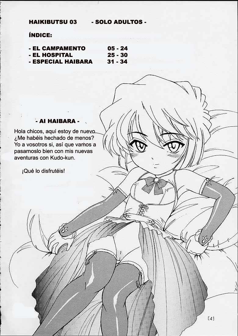 (C60) [Joshinzoku (Wanyanaguda)] Manga Sangyou Haikibutsu 03 (Detective Conan) [Spanish] [Sephirot no Fansub] - Page 3