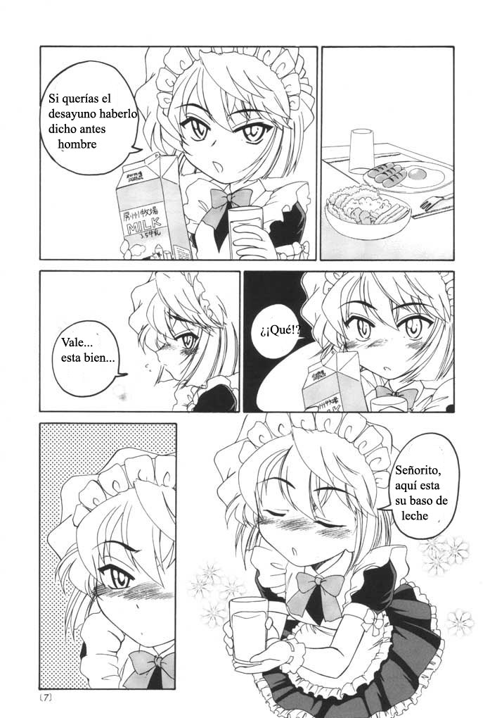 (C61) [Joshinzoku (Wanyanaguda)] Manga Sangyou Haikibutsu 04 (Detective Conan) [Spanish] [Lolicon Kingdom] - Page 6