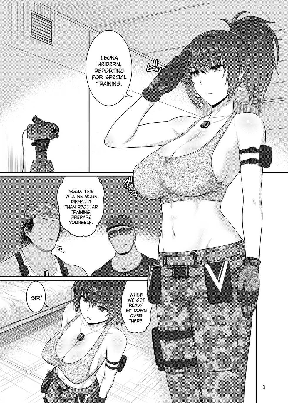 [Shinnihon Pepsitou (St.germain-sal)] Leona Heidern no Nichijou | The Daily Life of Leona Heidern (King of Fighters) [English] =CBS= [Digital] - Page 4