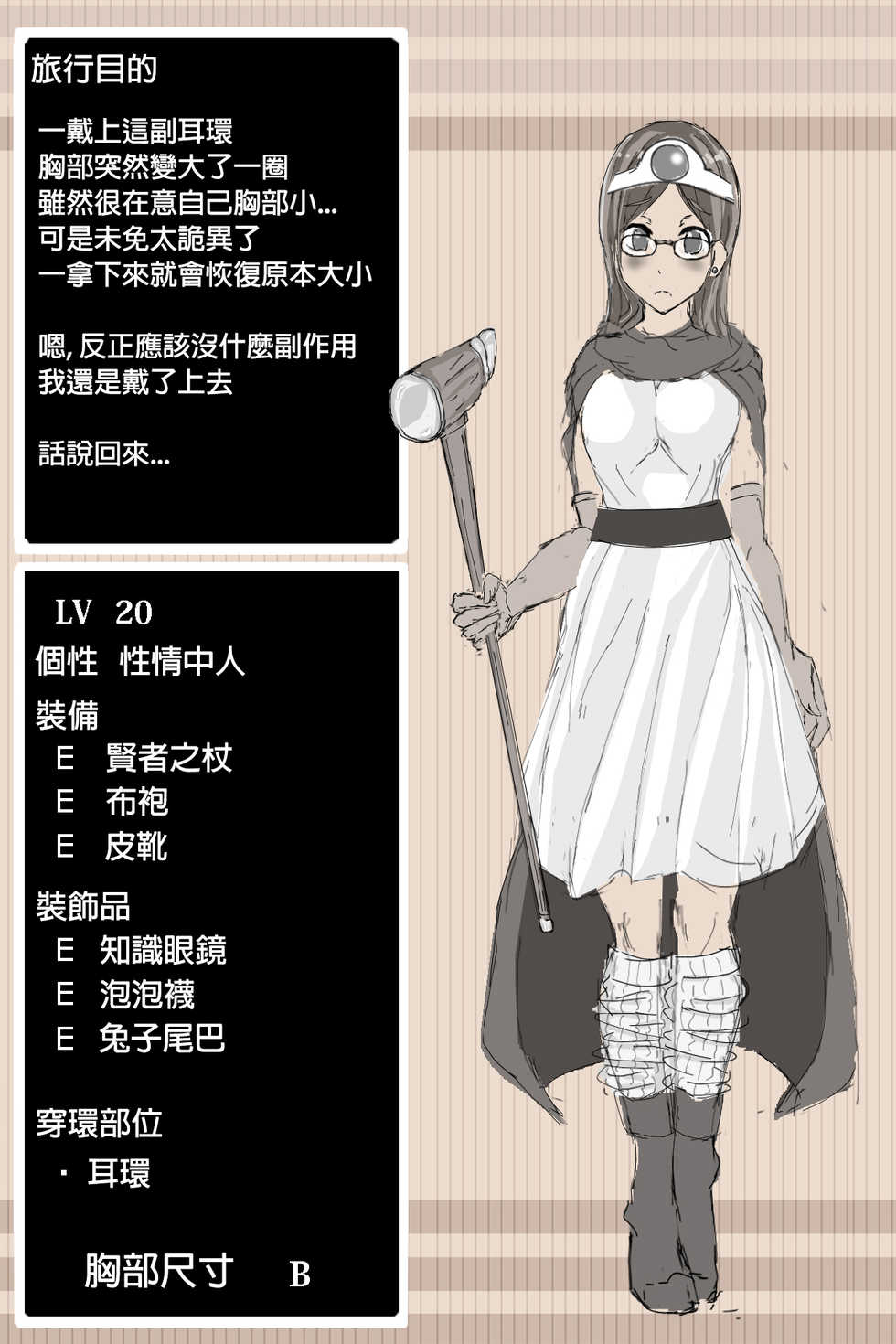 [BB] DQ3 Kenja (Dragon Quest III) [Chinese] [半夜不睡覺在那漢化] - Page 11