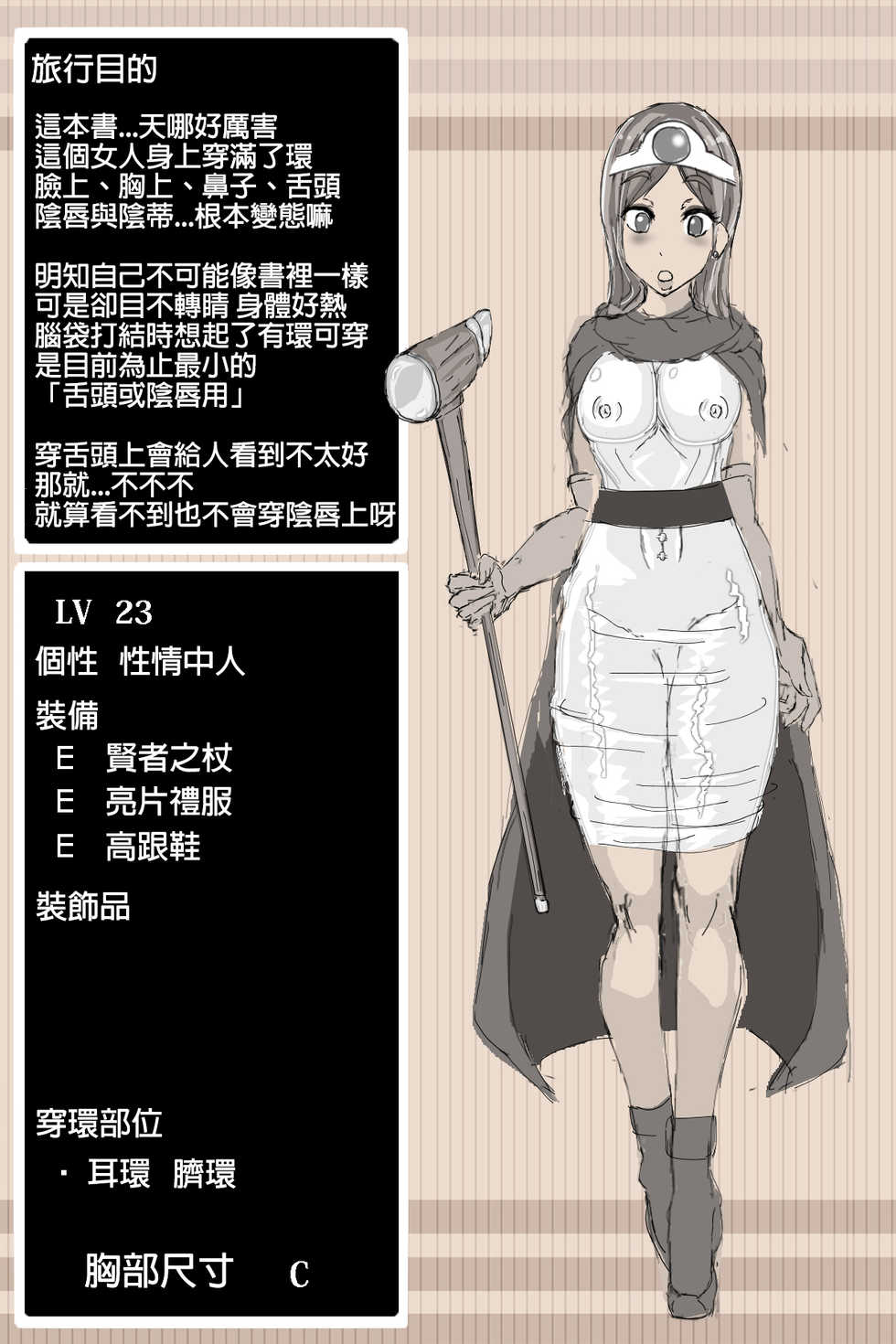 [BB] DQ3 Kenja (Dragon Quest III) [Chinese] [半夜不睡覺在那漢化] - Page 19