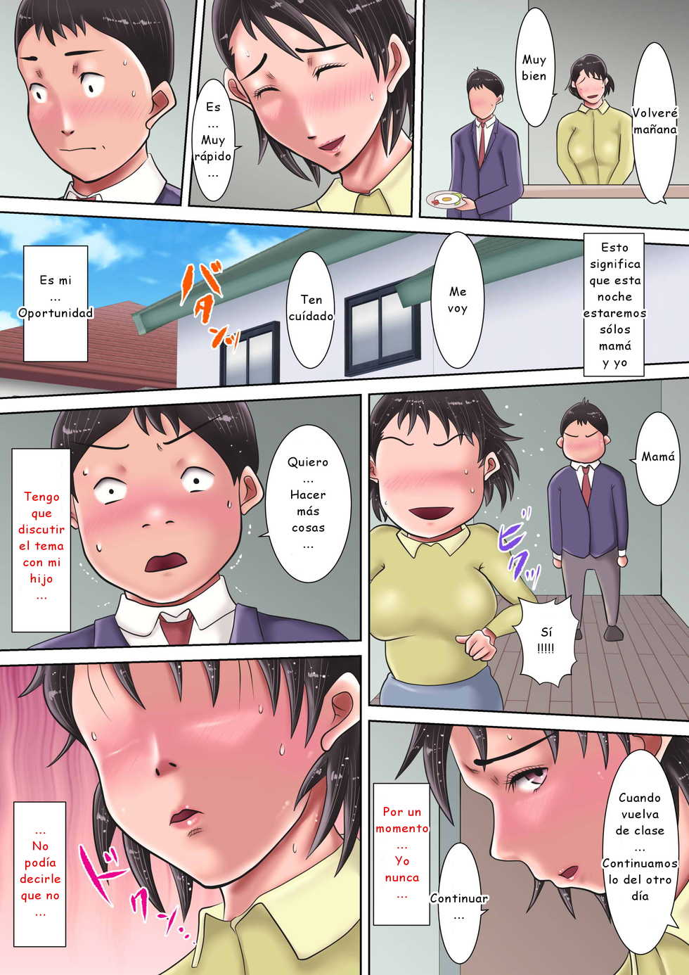 [Oden Sensei] Kaa-san ni Kokurareta! | Mamá se me declara! [Spanish] - Page 29