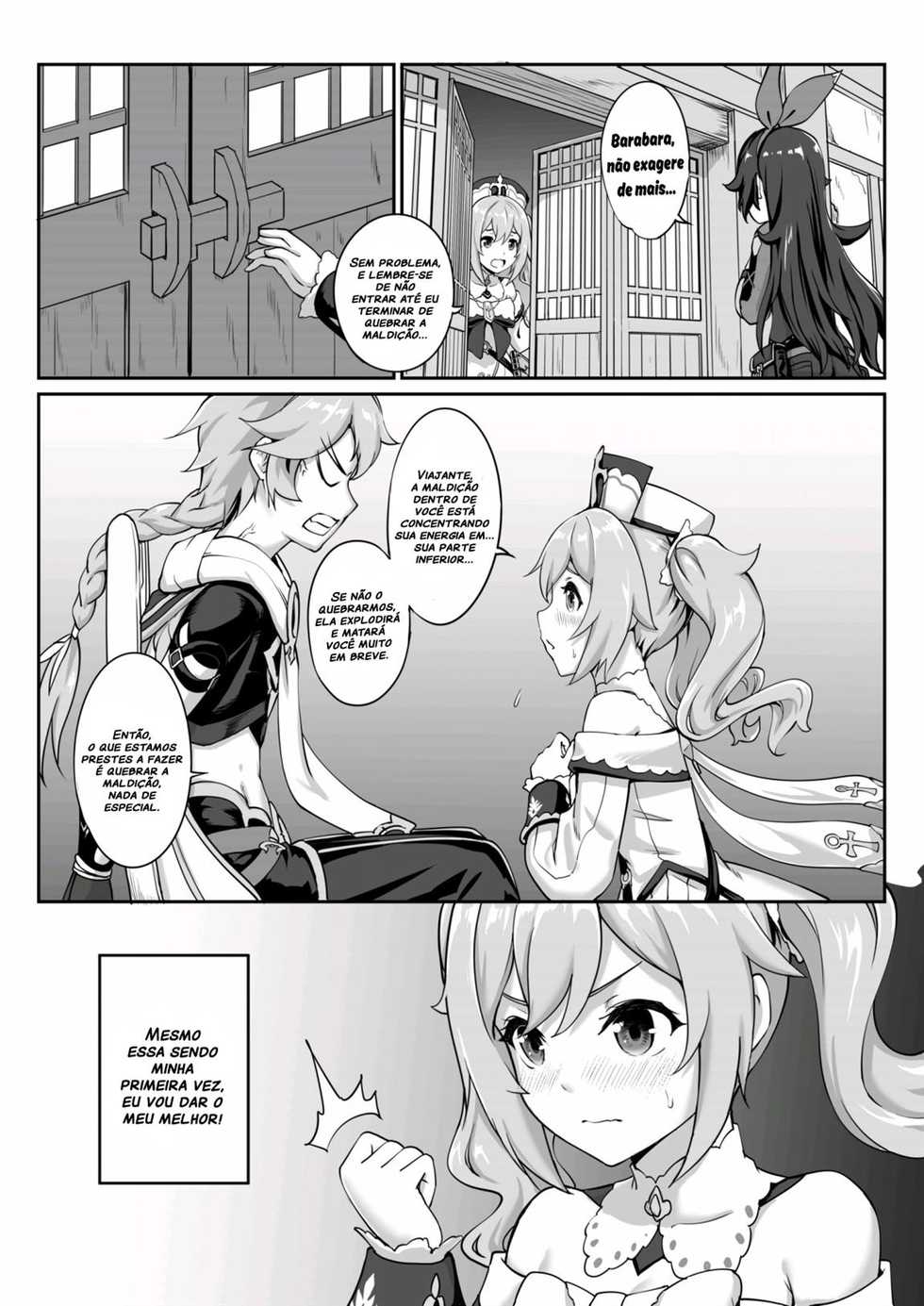 [Longbow Flintlock] Barbara Star! Dush! (Genshin Impact) [Portuguese-BR] [Hentai Season] [Digital] - Page 5