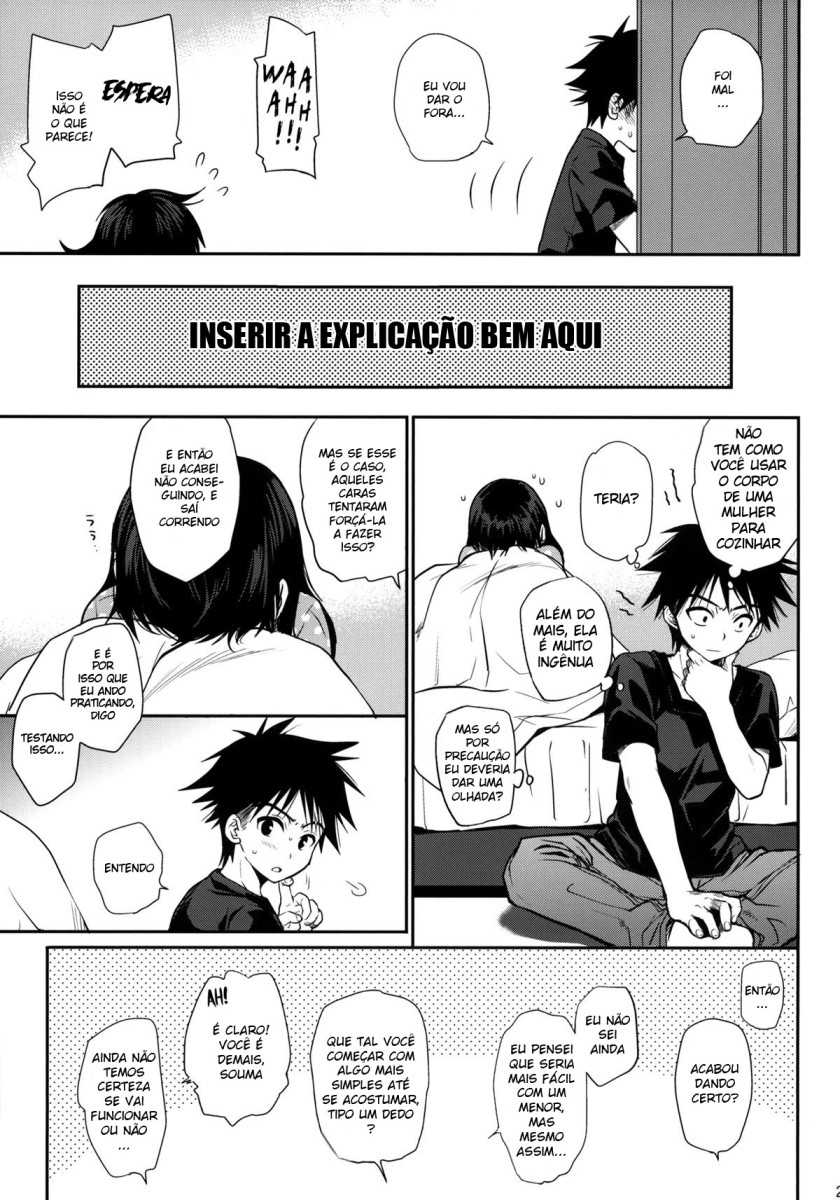 (C86) [Takumi na Muchi (Takumi na Muchi)] Shokuyoku Zenkai! (Shokugeki no Soma) [Portuguese-BR] [Mundo Hentai] - Page 21