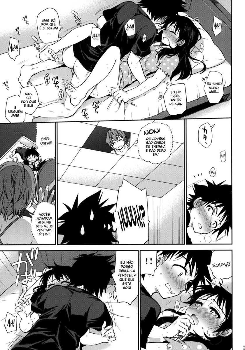 (C86) [Takumi na Muchi (Takumi na Muchi)] Shokuyoku Zenkai! (Shokugeki no Soma) [Portuguese-BR] [Mundo Hentai] - Page 27