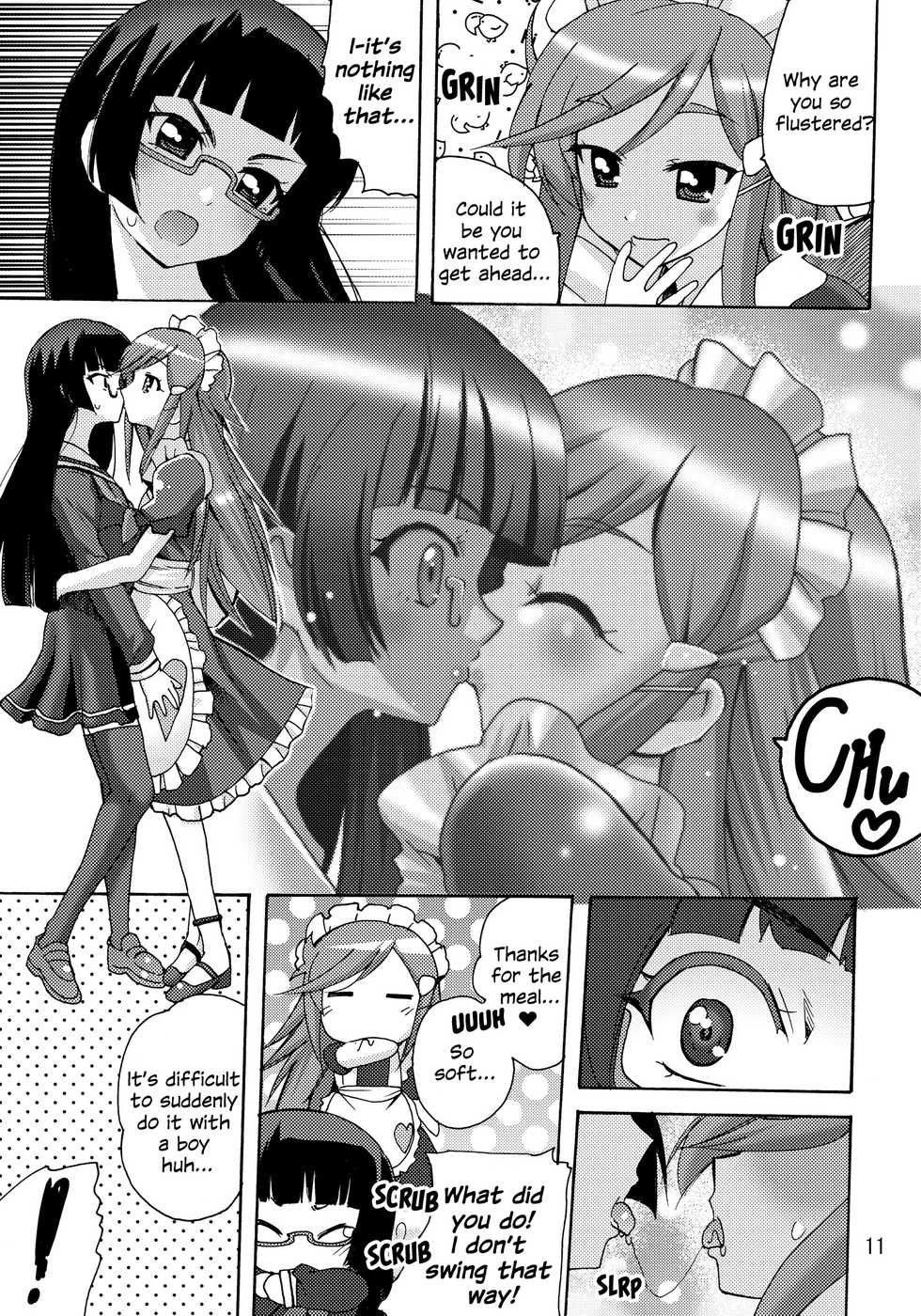 [PH (TAM)] Koisuru Uchuu Kaizoku Musume (Pirates) - Yuri, Lamp-kan no Himegoto hen - | Space Pirate Girls in Love - Yuri Secret of Lamp Cafe (Mouretsu Pirates) [English] [EHCOVE] [Digital] - Page 11