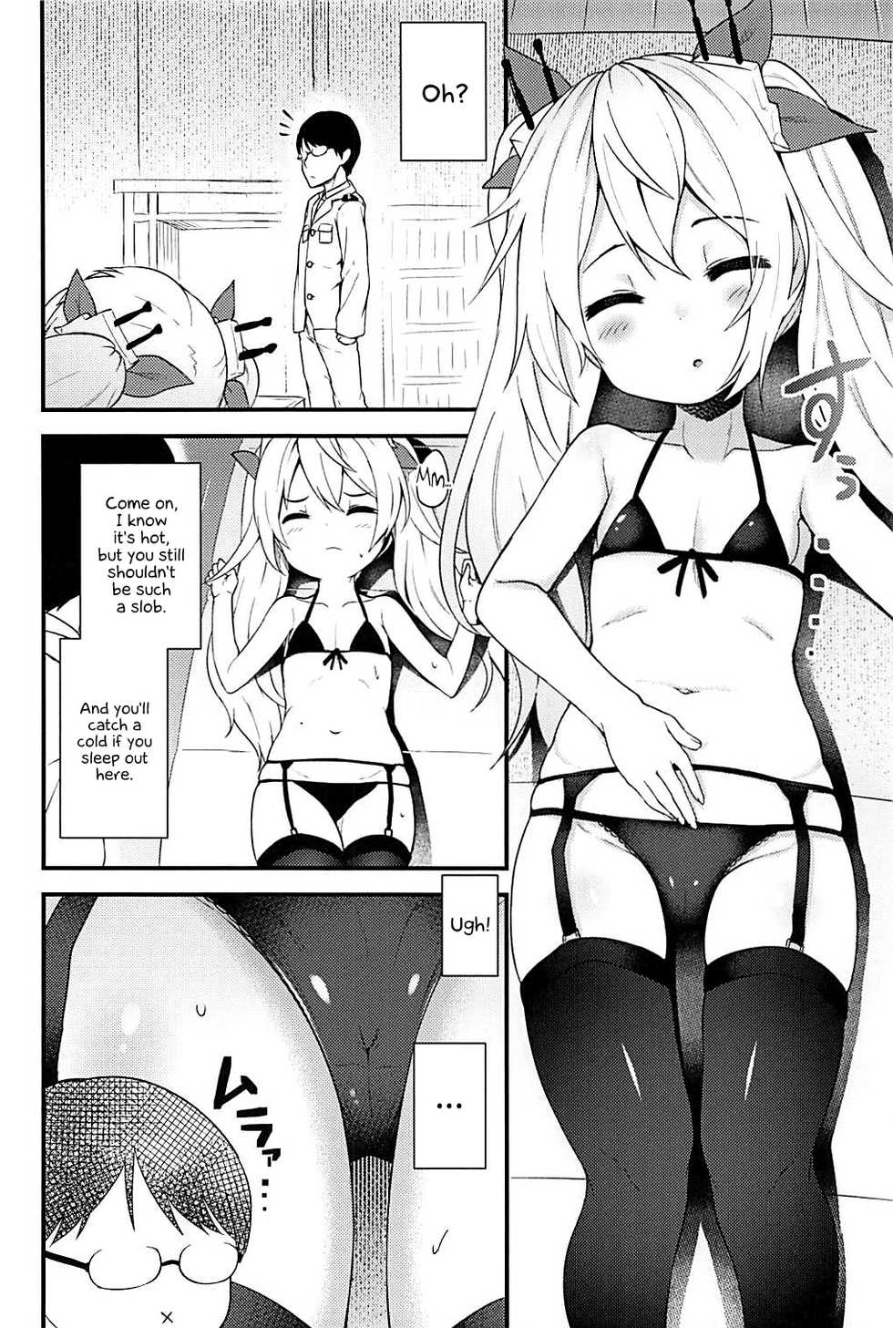 (C94) [Wasuraruru Tegami (Binsen)] Ninshiki Kakusei Somnophilia (Azur Lane) [English] {Hennojin} - Page 3