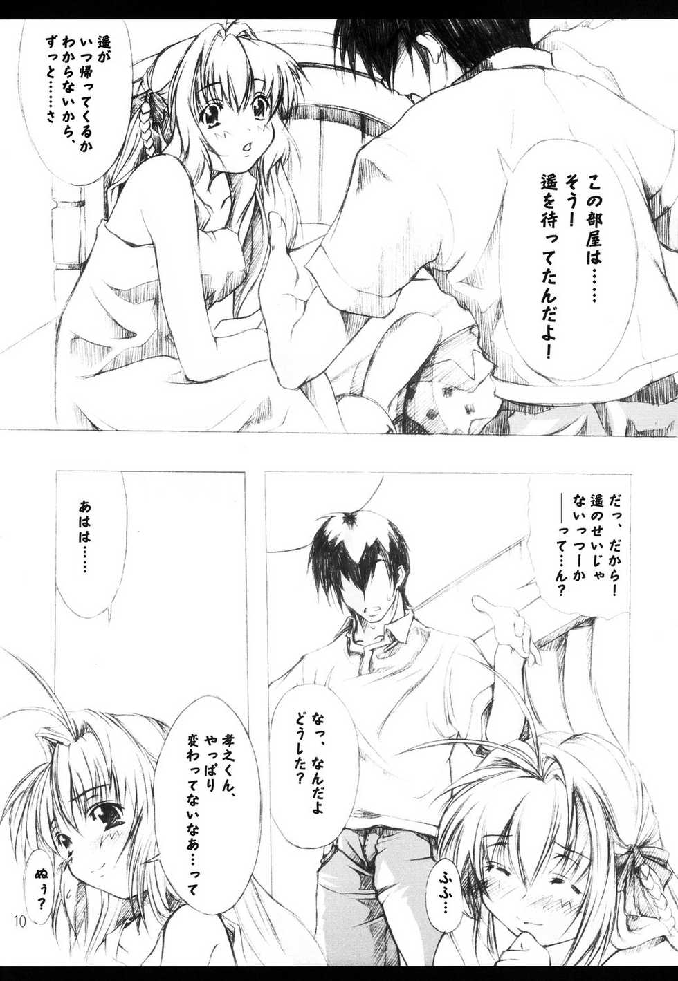 (C63) [Blood Elemental (Kitasato Makoto)] Haruka - Dukushi! (Kimi ga Nozomu Eien) - Page 10