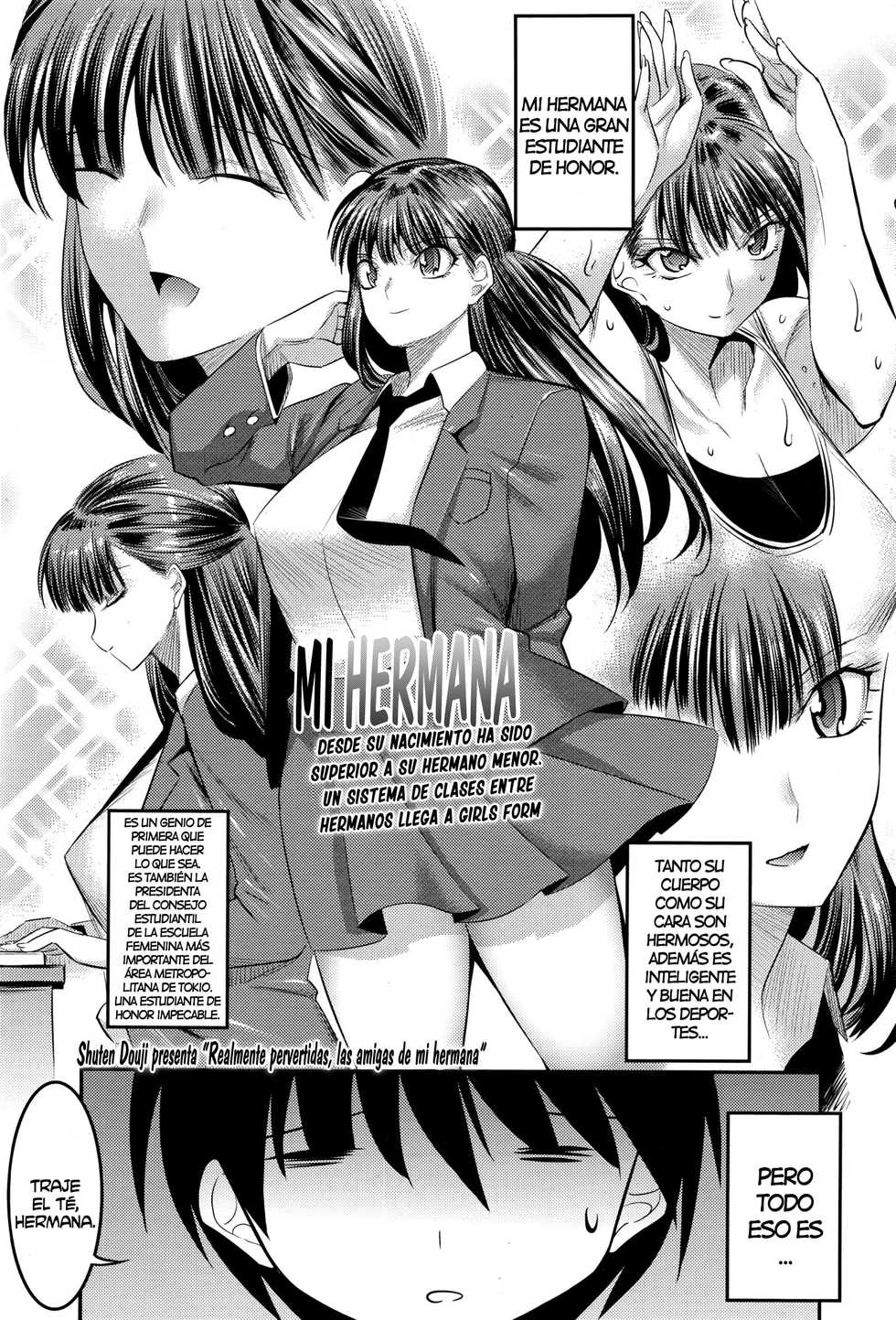 [Shuten Douji] Hontou wa H na Onee-chan no Tomodachi (Girls forM Vol. 12) [Spanish] [NTINFS] - Page 1