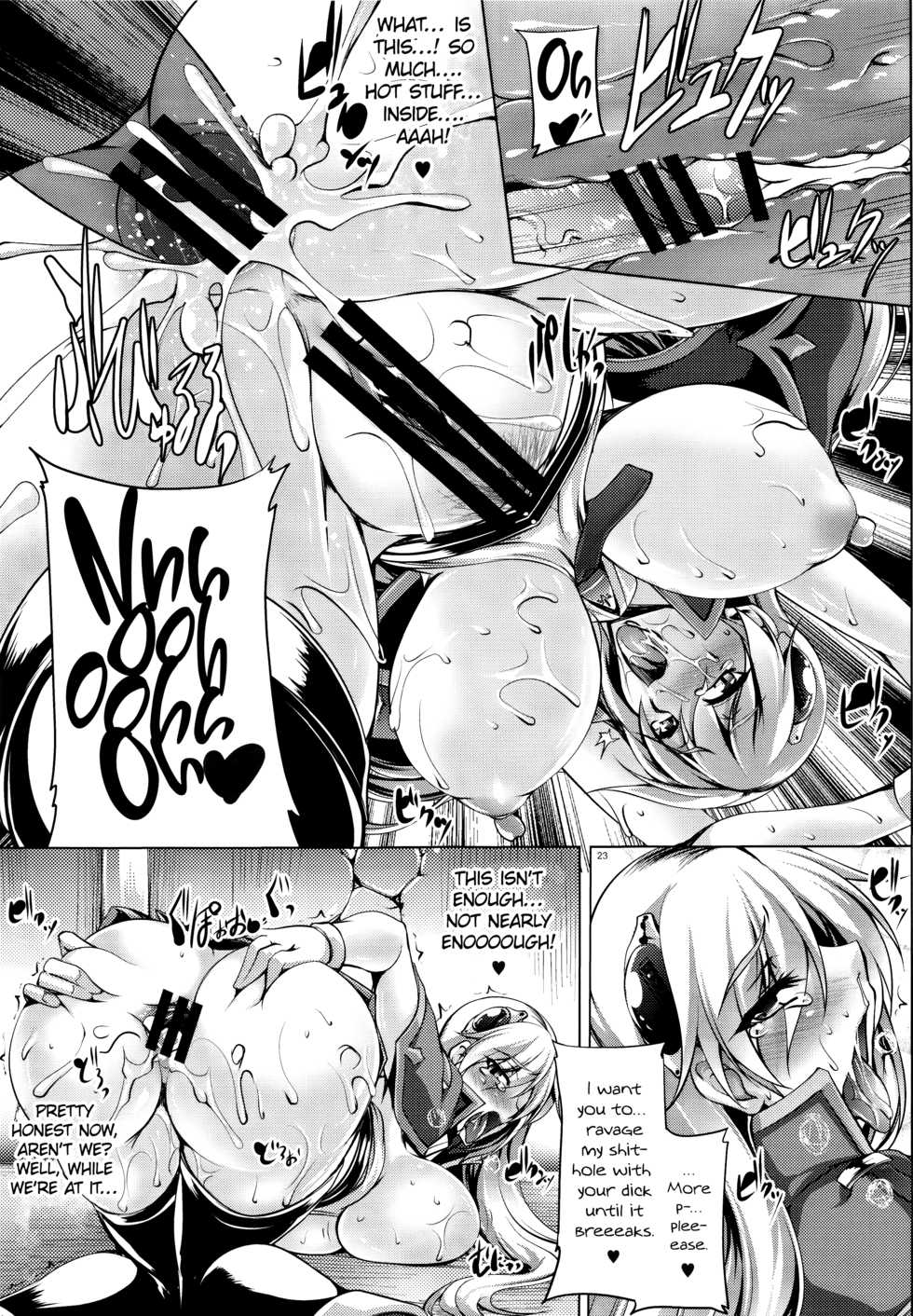 (C84) [Kanten Jigenryuu (Kanten)] Souran Kantai (BLAZBLUE) [English] [cutegyaruTL] - Page 23