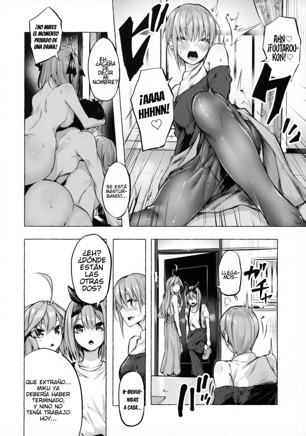 [Sawaraya Shoten (Sahara Gensei)] Hanayome no Kakuritsu (Gotoubun no Hanayome) [Spanish] [NHN SCANS] - Page 12