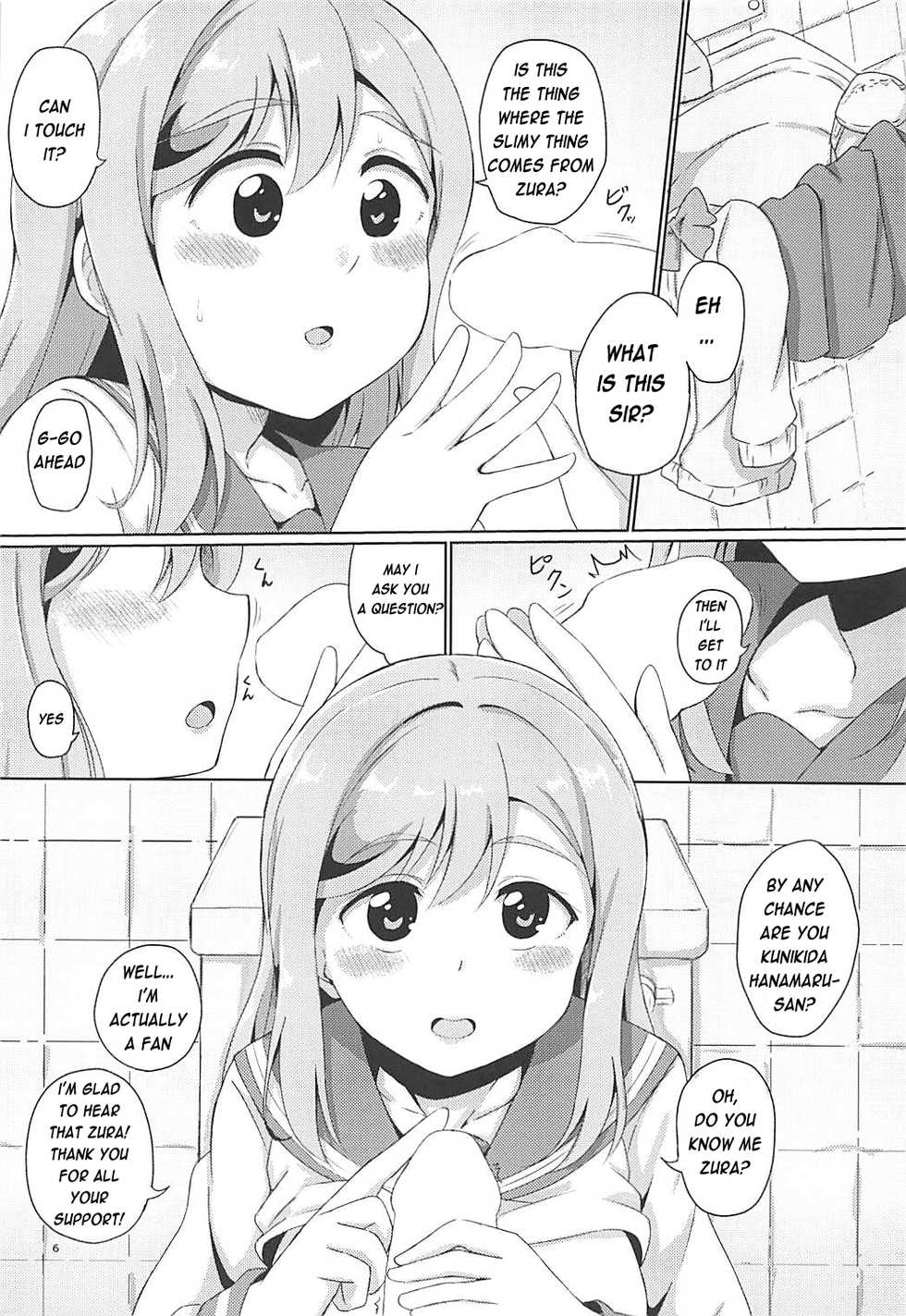 (C93) [Honoka na Omochiya (Omochi)] Maru to Chikan-san? (Love Live! Sunshine!!) [English] [Enderleaf] - Page 7