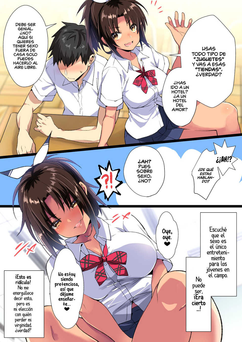 [Mebae Kyoudou] Inaka Osananajimi wa Hatsujouchuu! ~Muchimuchi Dosukebe Bitch ni Seichou Shita Osananajimi to Namahame Seikatsu~ [Spanish] [HentaIsLife Scans + Hellsin] - Page 6