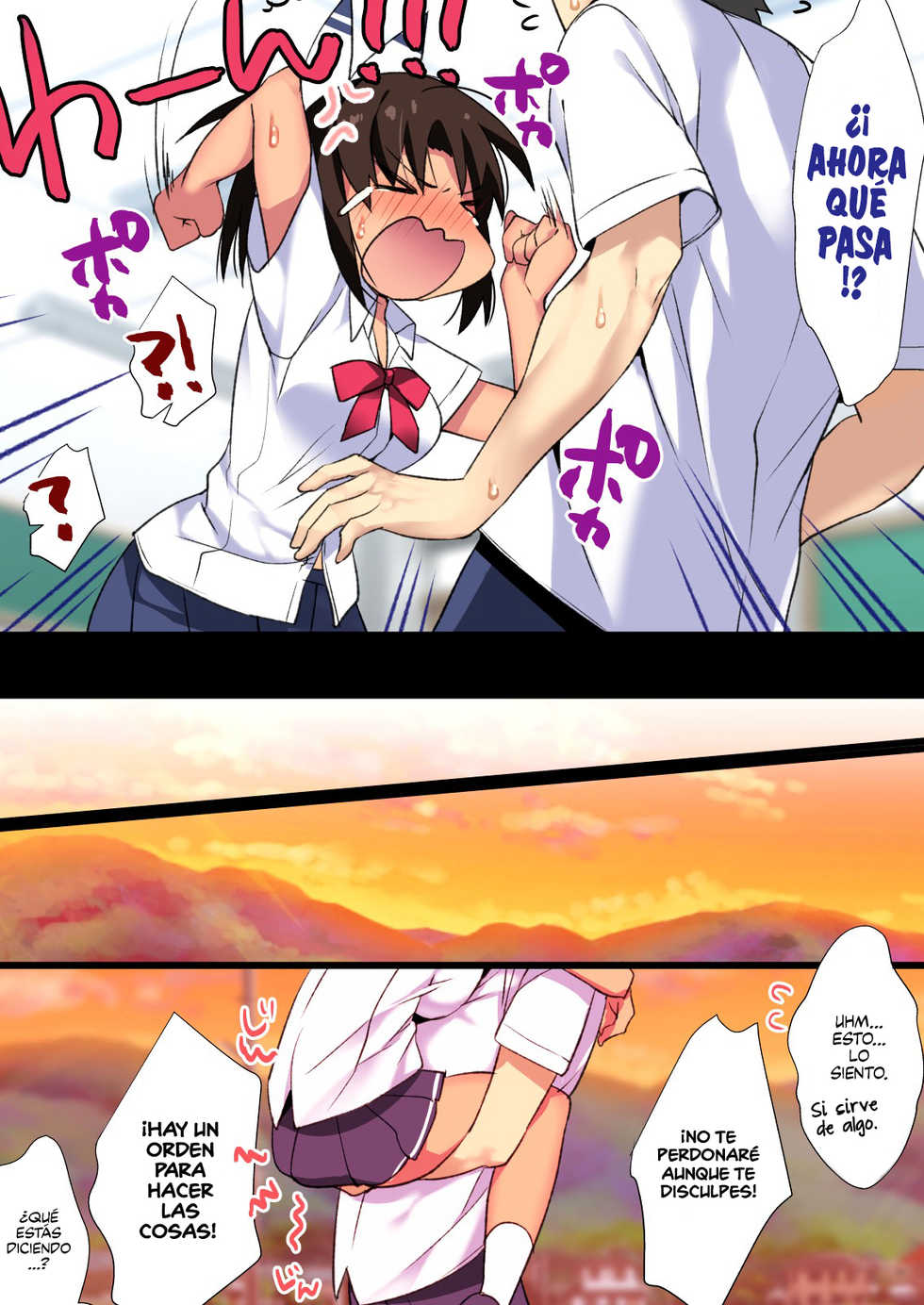 [Mebae Kyoudou] Inaka Osananajimi wa Hatsujouchuu! ~Muchimuchi Dosukebe Bitch ni Seichou Shita Osananajimi to Namahame Seikatsu~ [Spanish] [HentaIsLife Scans + Hellsin] - Page 24