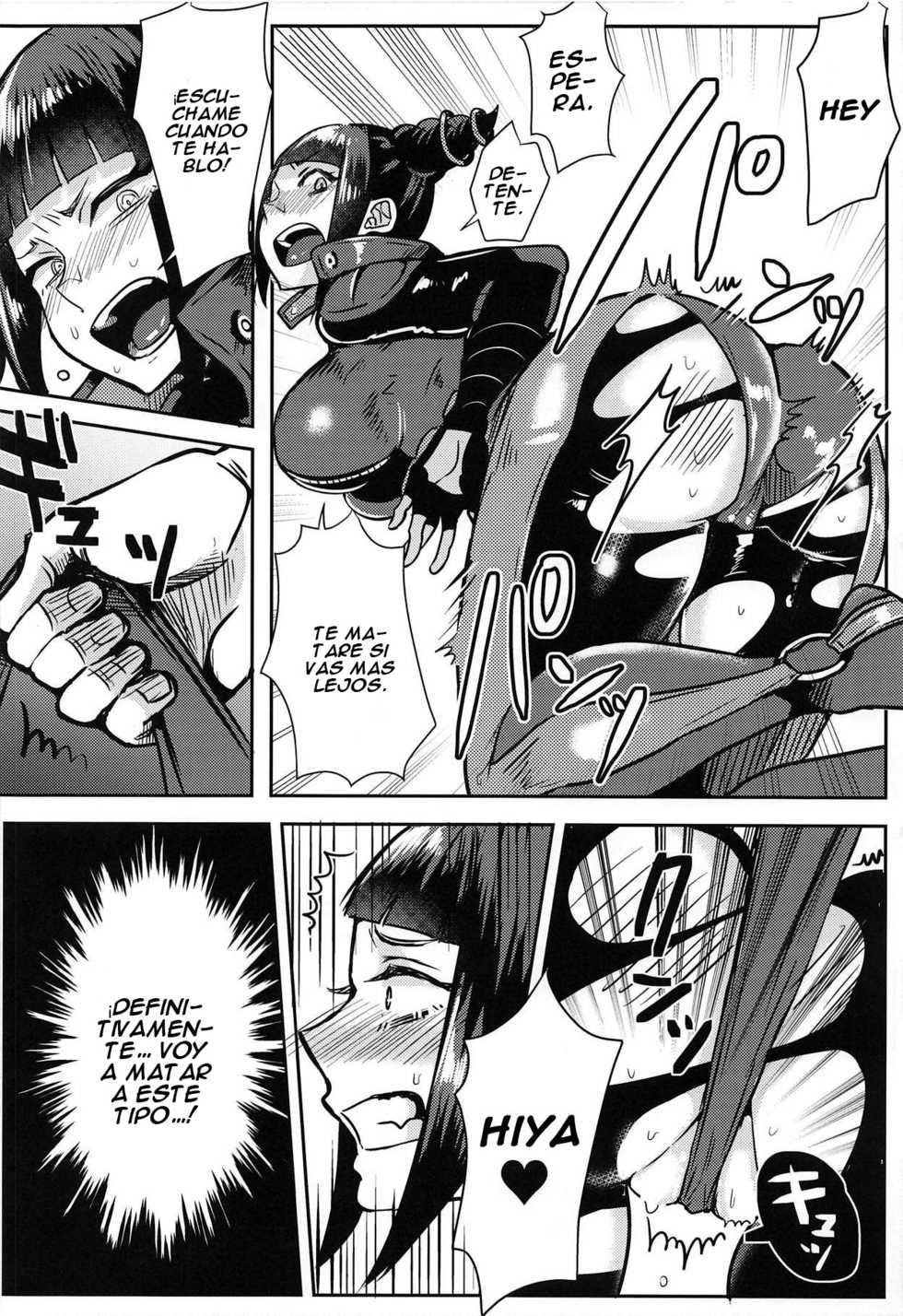 (COMIC1☆15) [Gagaga Honpo (Gar)] Juri-chan ga Gamentan KO Sareru Hon (Street Fighter) [Spanish] [m2mwk2] - Page 11