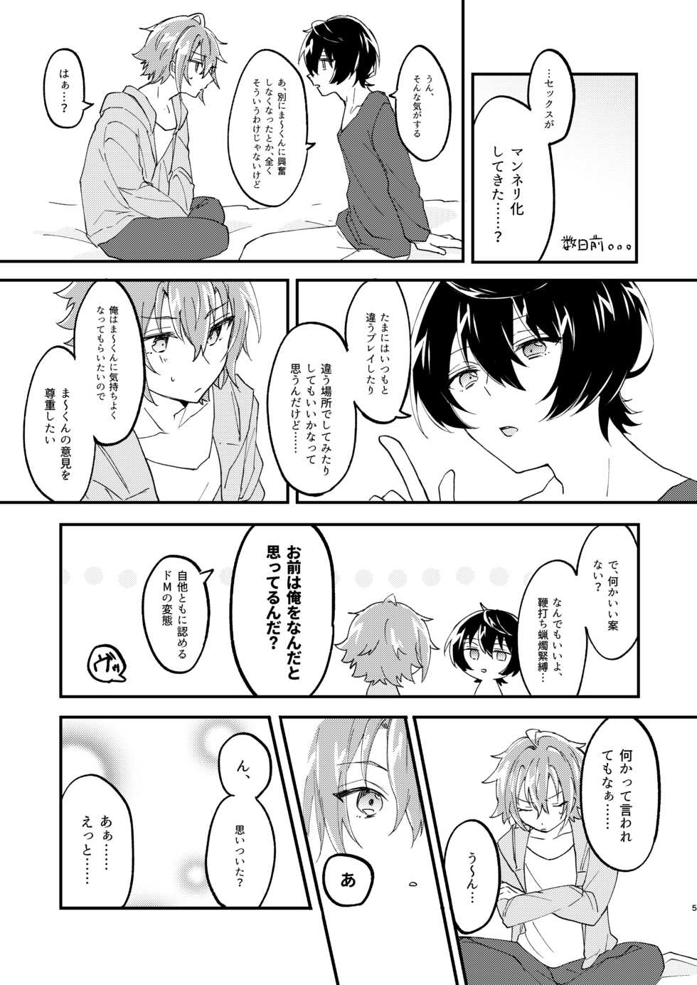 [Hoshiame (Yayoi)] Escape・Escort (Ensemble Stars!) [Digital] - Page 4