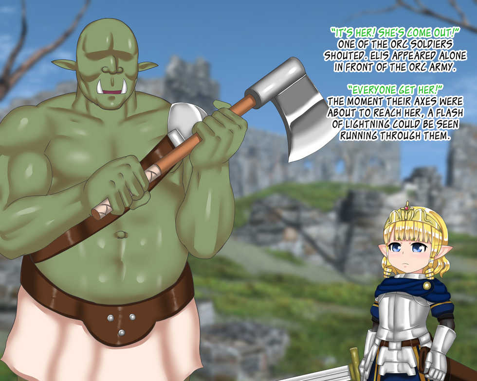 [Mantaman] Orc no Koushuu Benjo ni Natta Loli Hime Kishi [English] - Page 5
