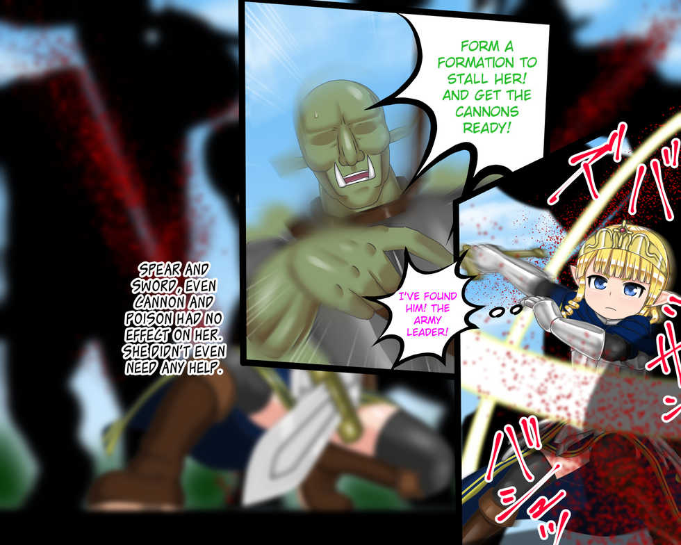 [Mantaman] Orc no Koushuu Benjo ni Natta Loli Hime Kishi [English] - Page 9