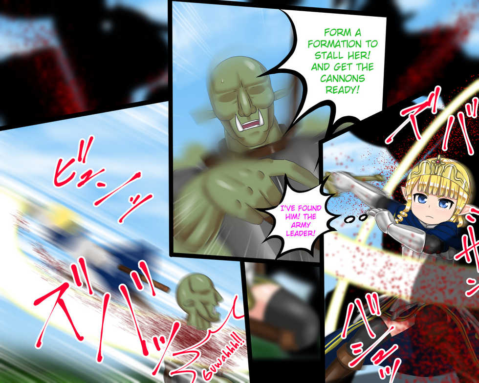 [Mantaman] Orc no Koushuu Benjo ni Natta Loli Hime Kishi [English] - Page 10