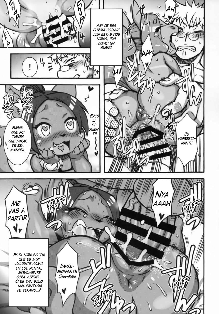 [Mayoineko (Various)] Kemokko Lovers 10 Conejitas/Sentimiento de Rana/ Natsumi[Gamugumi (Various)] Kogepan [Spanish] [Red Fox Makkan] - Page 11