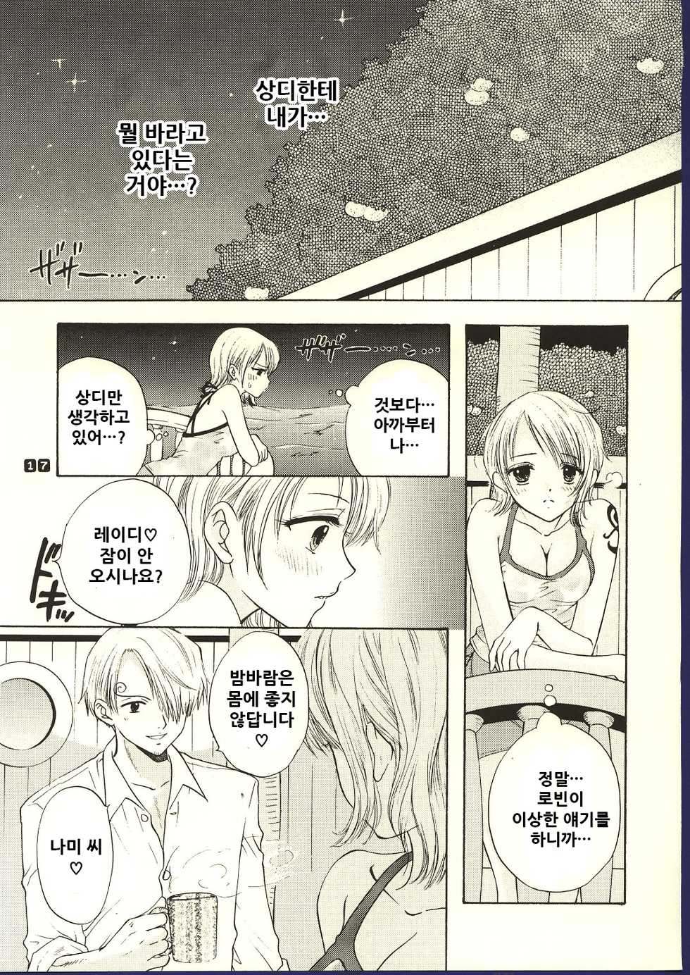 (C62) [Chara Chara (Okuda Tamiko)] Be Master of Love (One Piece) [Korean] - Page 17