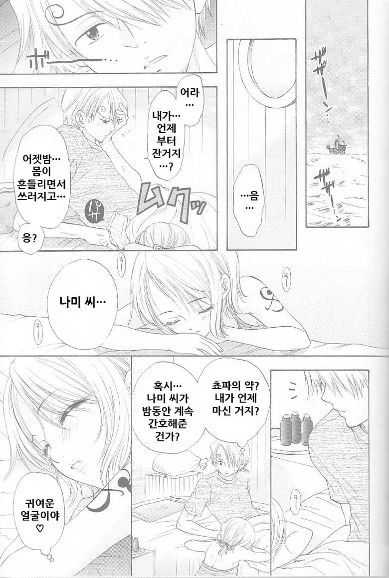 (C64) [Chara Chara (Okuda Tamiko)] Hige to Boin (One Piece) [Korean] - Page 13