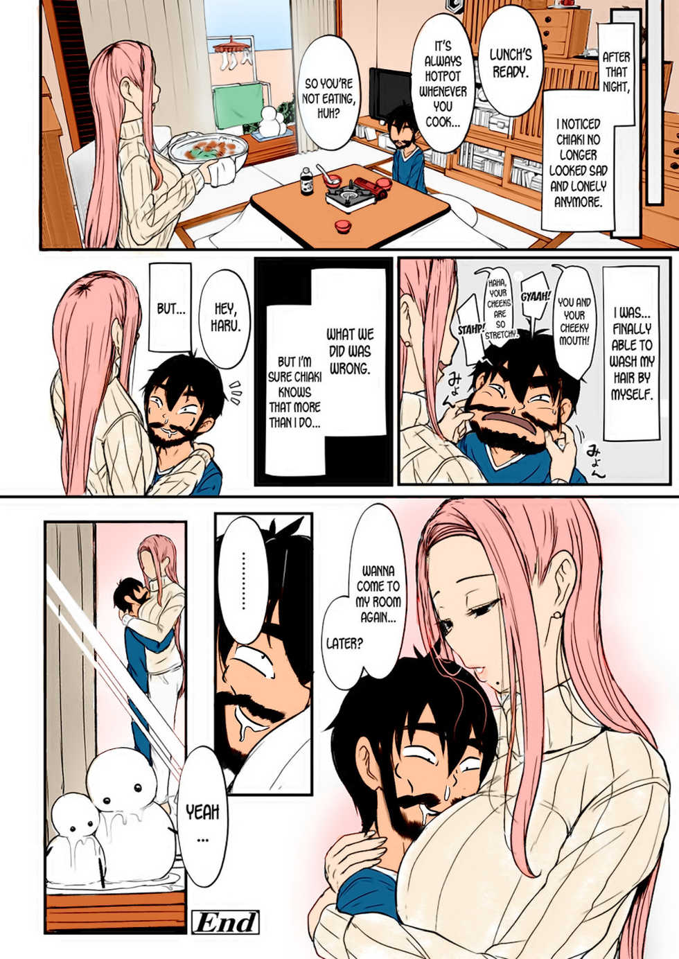 [Miyamoto Issa] Hitohada to Yukidoke | Body Warmth and Thawing Snow (Girls forM Vol. 20) [English] [desudesu] [colorized] [decensored] [Digital] - Page 20