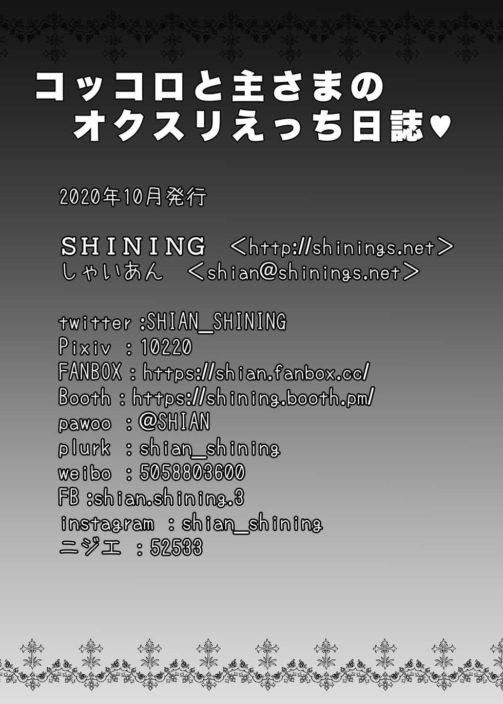 [SHINING (Shaian)] Kokkoro to Aruji-sama no Okusuri Ecchi Nisshi (Princess Connect! Re:Dive) [Digital] - Page 22