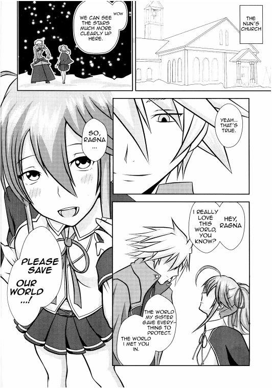 BlazBlue Ragna x Celica Hentai Doujinshi by Fisel from REVELLIUS team(English) - Page 2