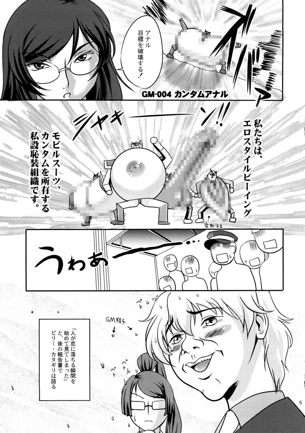 (C73) [D-heaven (Amanogami Dai)] Nyuudou Shinshi Gundam Double Oppai (Mobile Suit Gundam 00) - Page 4
