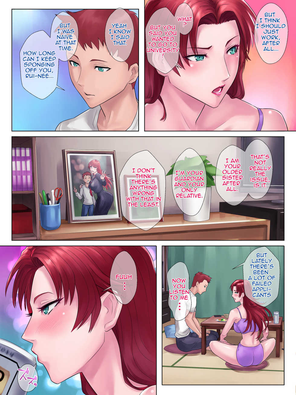 [Grassturtle] Tsuyoki de Otokomasari na Ane ga Otouto ni dake Miseru Onna no Kao | Confident and Strong-willed Big Sister Shows Only Her Little Brother Her Woman's Face [English] [Amoskandy] - Page 10