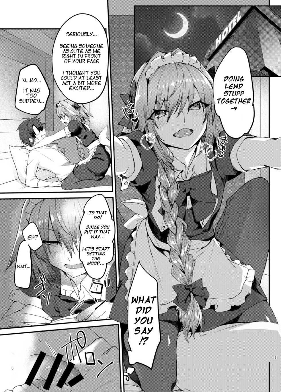 [Nekorobi (Nakajima Kotoko)] Astolfo-kun to Cosplay H suru Hon | Cosplay H with Astolfo (Fate/Grand Order) [English] [Bunworks] [Digital] - Page 5
