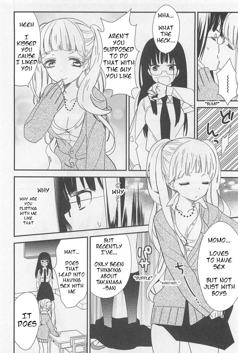 [Gyuunyuu Linda] Momo to Iincho | Momo and the Chairwoman (L -Ladies & Girls Love- 02) [English] [HellItself] - Page 6