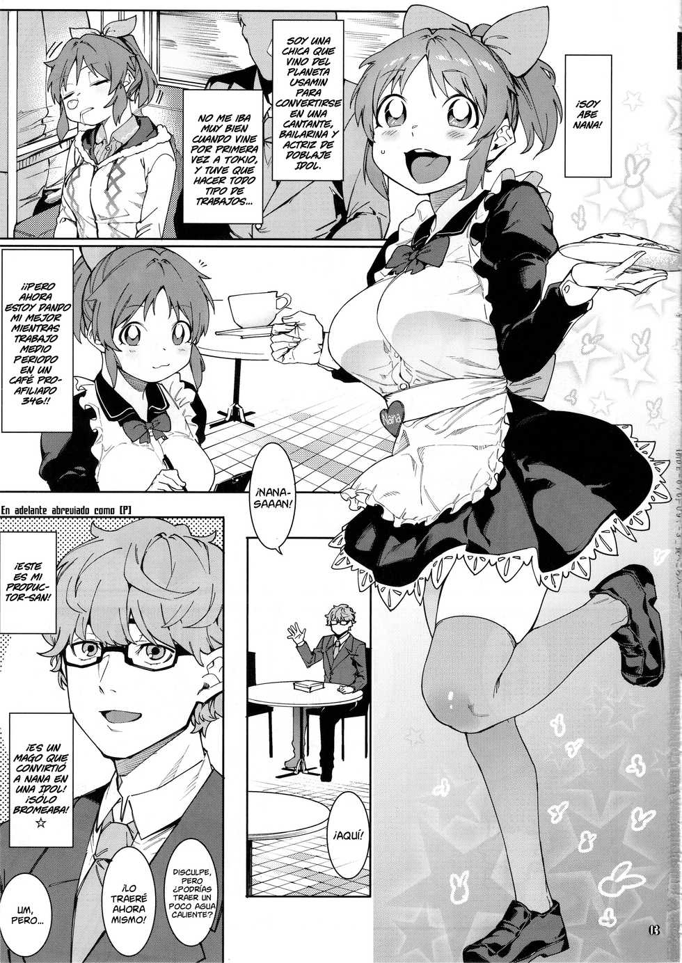 (C97) [DogStyle (Menea the Dog)] Tabegoro Bunny | La Conejita está buena para comer (THE IDOLM@STER CINDERELLA GIRLS) [Spanish] [NICONIISCANS] - Page 2