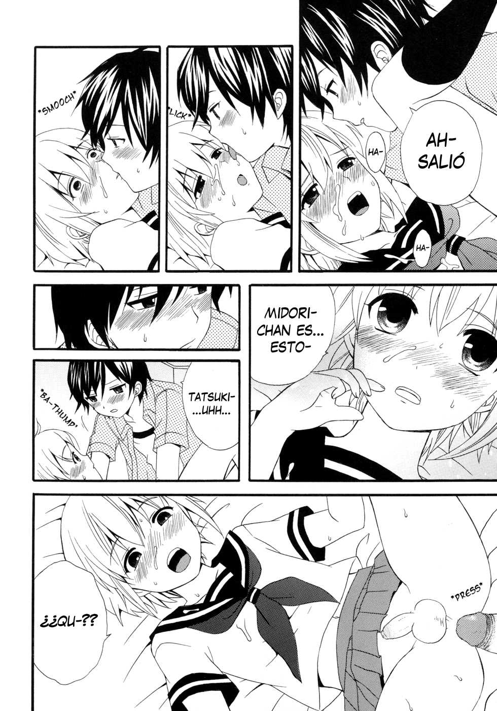 (Shotaket 11) [Rorororomo (Makita Masaki)] Oshiete! Midori-chan | Teach Me! Midori-chan! (Shounen Iro Zukan ~Shoujosou~) [Spanish] [Brian Alvarez] [Decensored] - Page 12