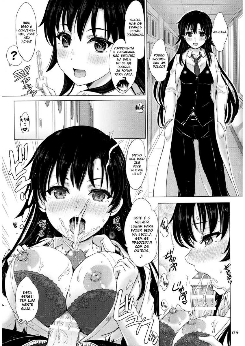 [studio A (Inanaki Shiki)] Aru Hi no Hotetta Onnanoko-tachi. (Yahari Ore no Seishun Love Come wa Machigatteiru.) [Portuguese-BR] [Ninjaboy] [2019-08-25] - Page 8