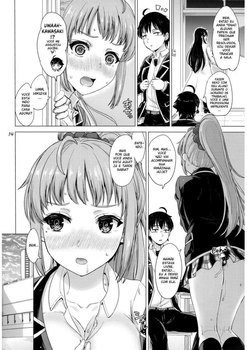 [studio A (Inanaki Shiki)] Aru Hi no Hotetta Onnanoko-tachi. (Yahari Ore no Seishun Love Come wa Machigatteiru.) [Portuguese-BR] [Ninjaboy] [2019-08-25] - Page 13