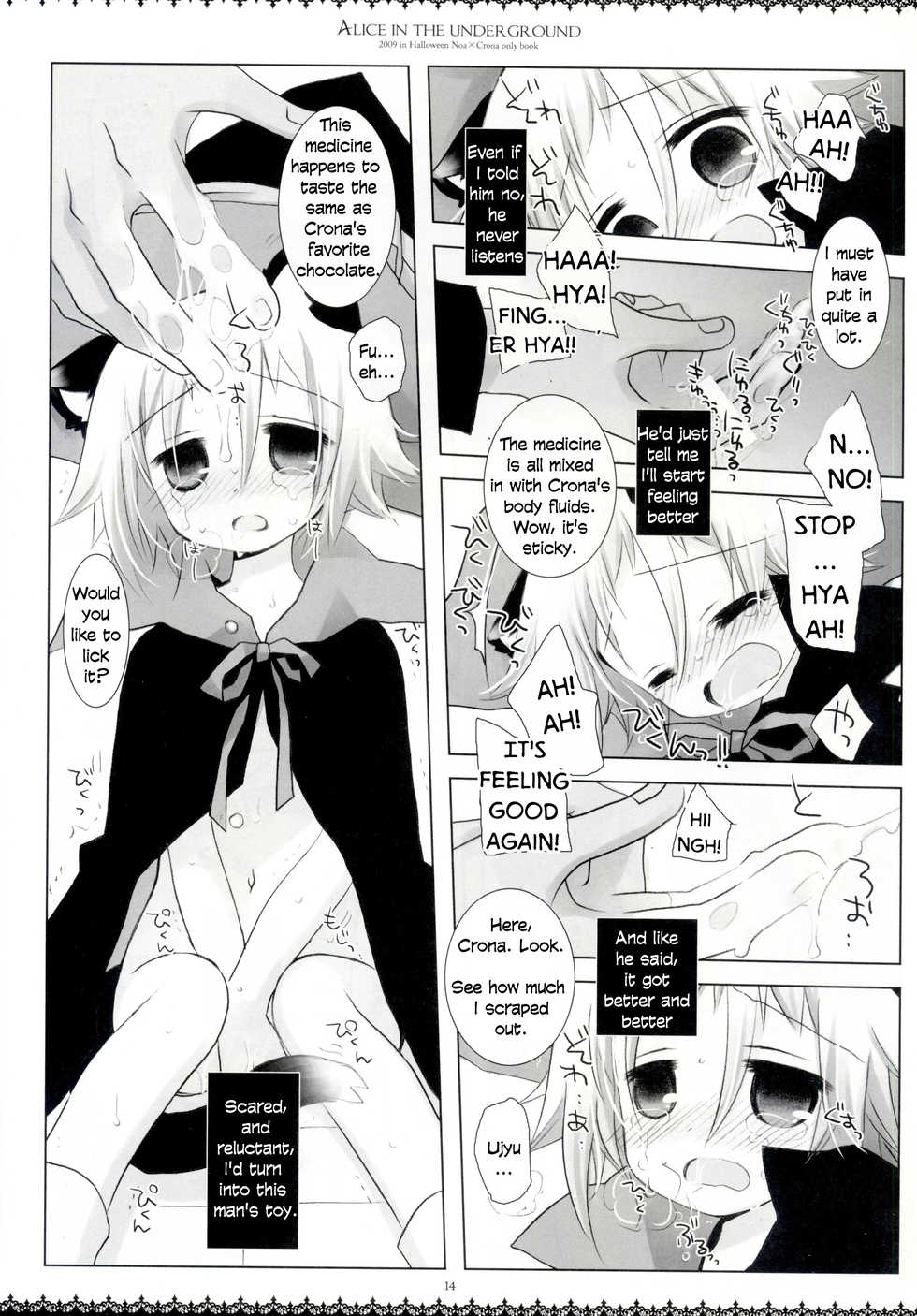(Puniket 20) [Chronolog, Shoujo Zukin (Sakurazawa Izumi, Hatomugi Munmun)] Alice in the underground (Soul Eater)[English] - Page 13