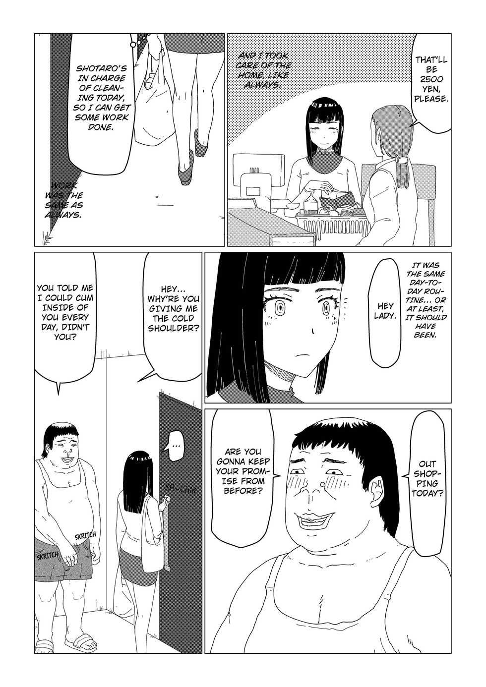 [Jigoku no Nyanko] Chieri-san wa Makerarenai! 2 - Otto Kounin Mansion Kyouyuu Netorase Benki Tsuma Zenpen- | Chieri-san Never Gives Up! 2 - Spouse-approved Apartment Hotwife - Part 1 [English] (UNFINISHED, PREVIEW) - Page 3