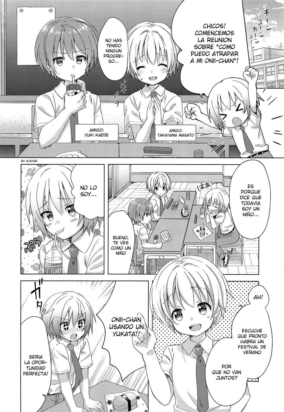 (Boys Parade 2) [Commamion (Numa)] Onii-chan Boku to Tsukiatte!! [Spanish] [Avatar-kun] - Page 9