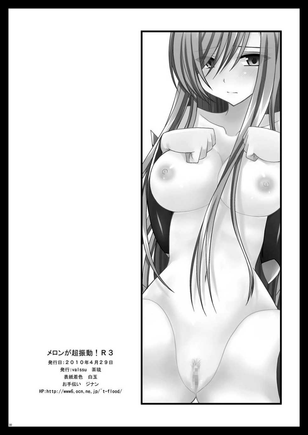 (COMIC1☆4) [valssu (Charu)] Melon ga Chou Shindou! R3 (Tales of the Abyss) [Korean] - Page 31