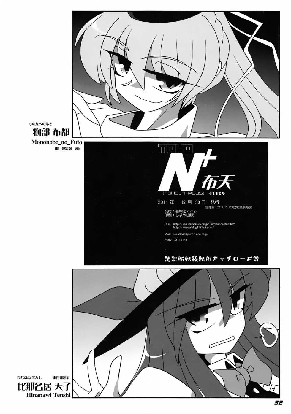 (C81) [Kieyza cmp (Kieyza)] TOHO N+ FUTEN (Touhou Project) [English] [Decensored] - Page 34