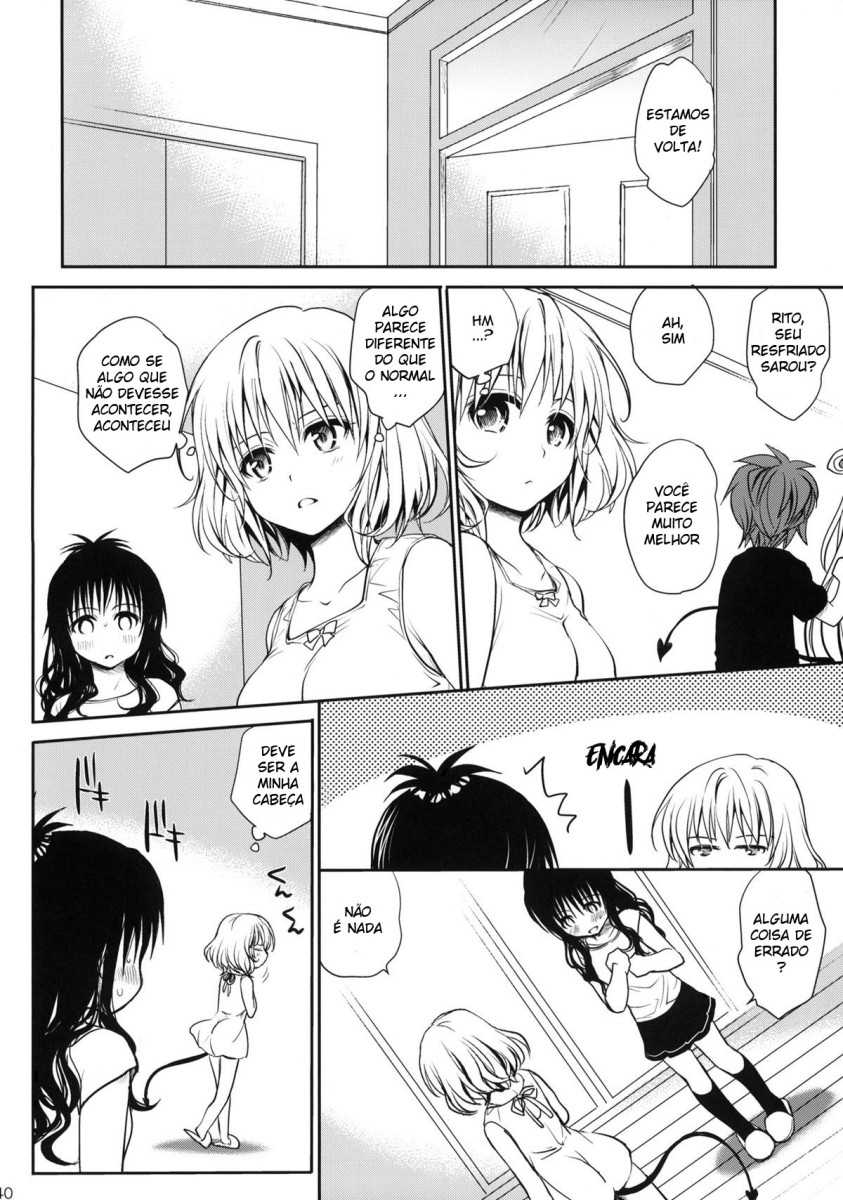 (COMIC1☆6) [Takumi na Muchi] Amakuchi Mikan (To LOVE-Ru) [Portuguese-BR] - Page 39