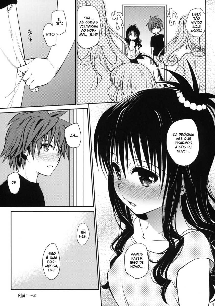 (COMIC1☆6) [Takumi na Muchi] Amakuchi Mikan (To LOVE-Ru) [Portuguese-BR] - Page 40