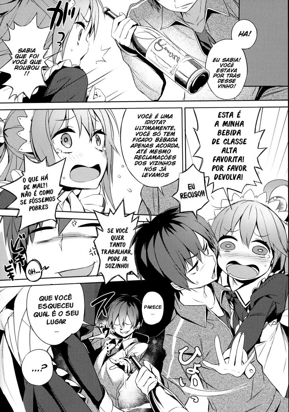 (COMIC1☆11) [High Tech Pen Case (Tam-U)] Kono Da-Maid to Mitsudan o! (Kono Subarashii Sekai ni Syukufuku o!) [Portuguese-BR] [Lúcifer morningstar] - Page 5