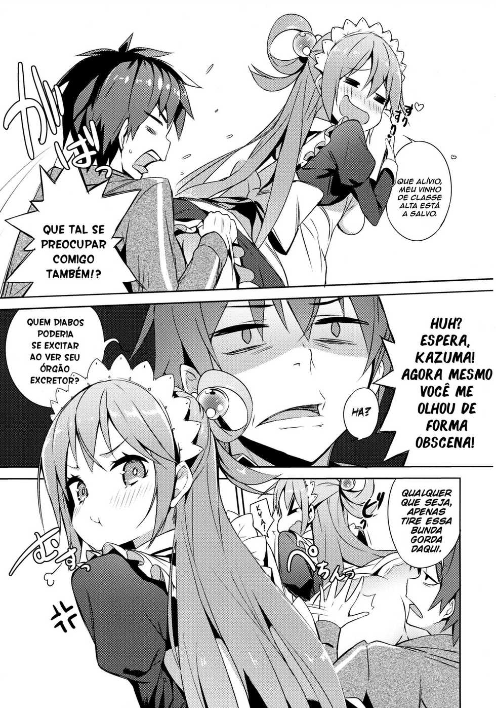 (COMIC1☆11) [High Tech Pen Case (Tam-U)] Kono Da-Maid to Mitsudan o! (Kono Subarashii Sekai ni Syukufuku o!) [Portuguese-BR] [Lúcifer morningstar] - Page 8